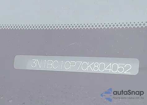 2012 Nissan Versa 1.8 S из США, поврежденный, VIN 3N1BC1CP7CK804052